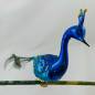 Preview: Emila_Weihnachtkugel_Vogel_Pfau_blau_3
