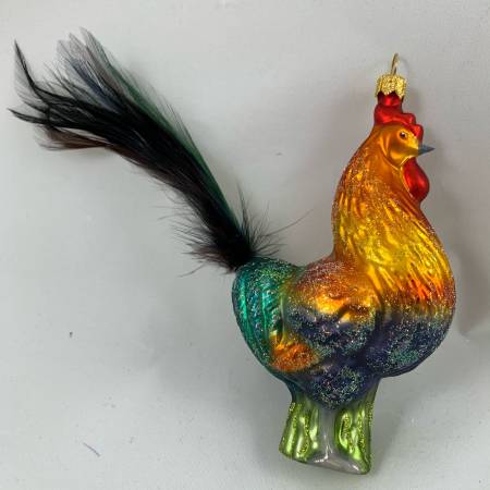 Preview: EmilaShop_Weihnachtskugel_Tiere_Bauernhof_Hahn_2