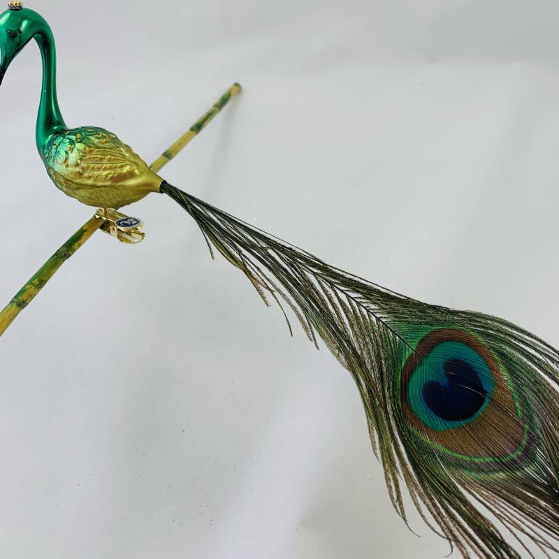 Emila_Weihnachtkugel_Vogel_Pfau_gruen_3
